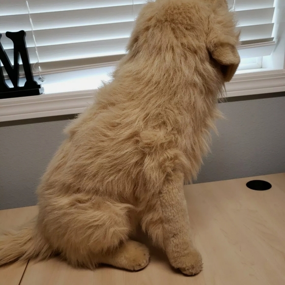 Plush Golden Retriever Stuffed Animal Toy - Picture 5 of 8